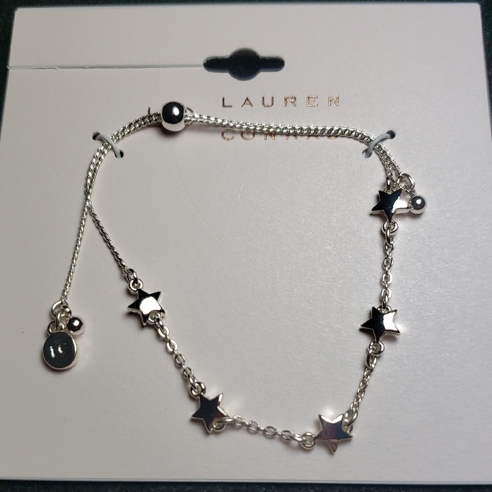LC Lauren Conrad Silver Tone Adjustable Bracelet